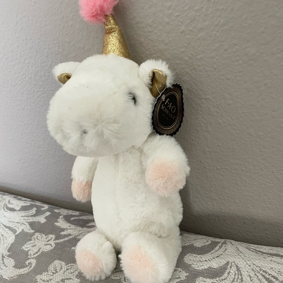 FAO Schwarz Other - FAO Schwarz Party Pony Unicorn Plush Animal